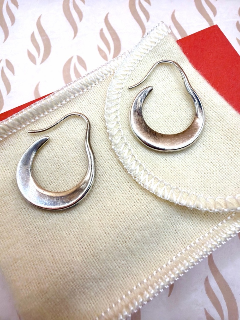 James Avery Sterling Crescent Hoop Earrings - Silver